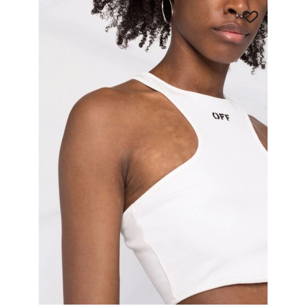 OFF-WHITE crop top